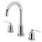 Kingston Brass FSC8921SVL Widespread Bathroom Faucet with Brass Pop-Up, Polished Chrome FSC8921SVL - alternate 1